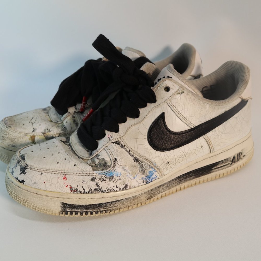 NIKE AIR FORCE 1 LOW PARANOISE WHITE/BLACK 10.5